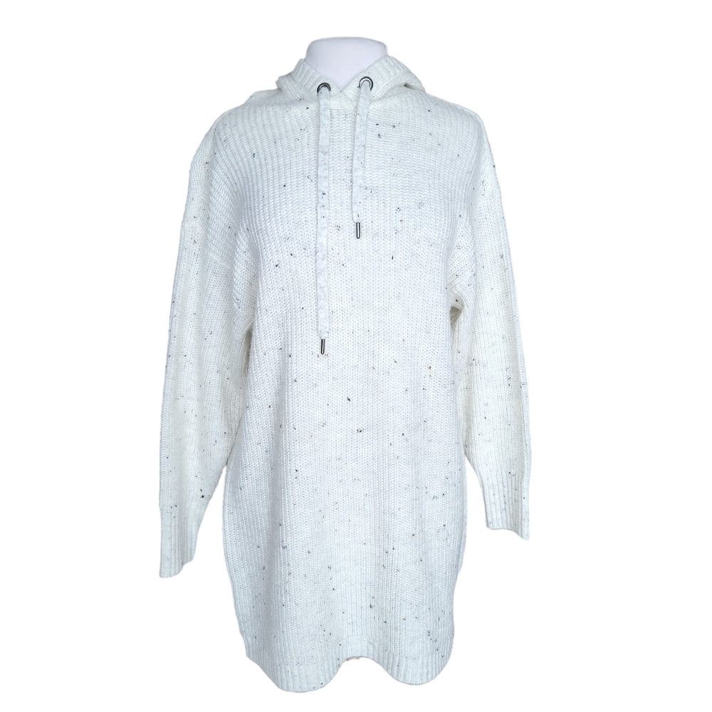 SO White Speckled Oversized Sweater Women's Size S